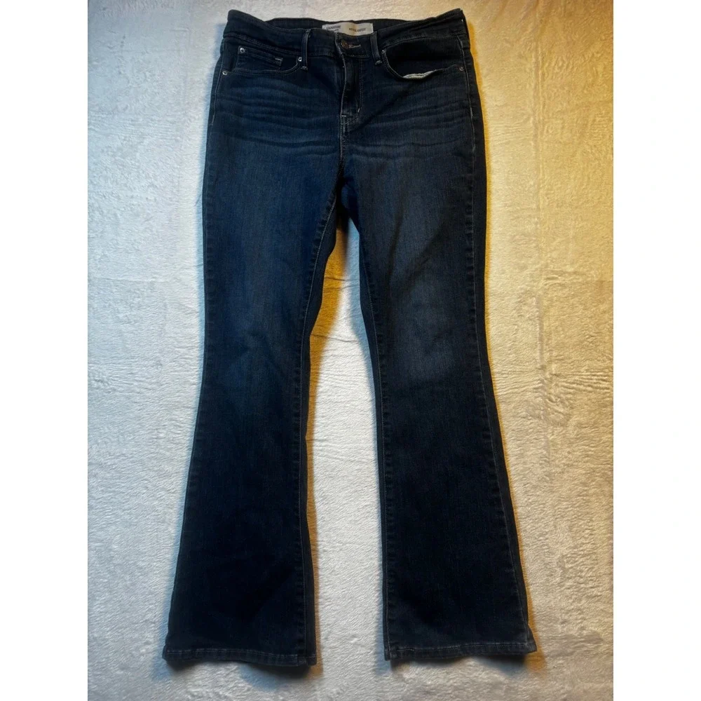 Levi Signature Jeans‎ Mens 30x28.5 Mid Rise Bootcut Dark Wash Denim